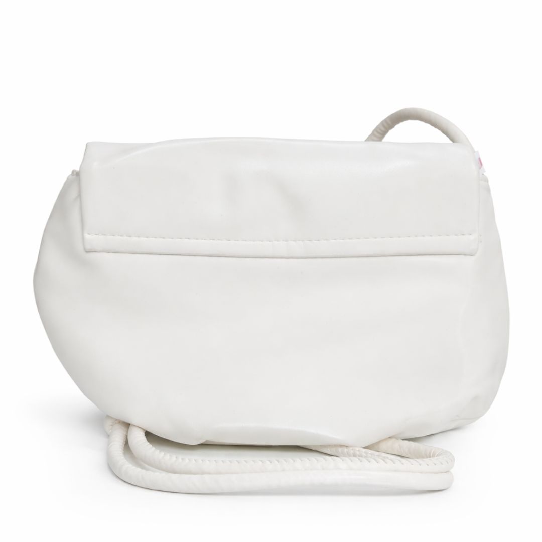 Silky Smooth Crossbody Bag (White)
